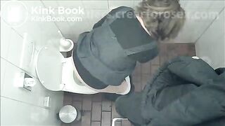 woman pooping accident