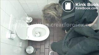woman pooping accident