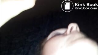 Human toilet girl swallows a lot  shit from ass