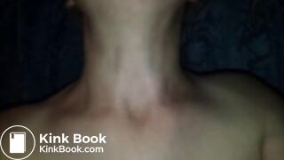 Human toilet girl swallows a lot  shit from ass