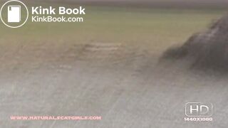 Pooping by a wind turbine