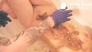 19 year old covered in shit