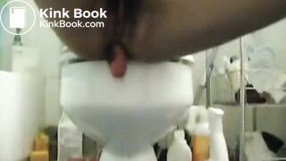 Big dildo, big poop