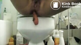 Big dildo, big poop
