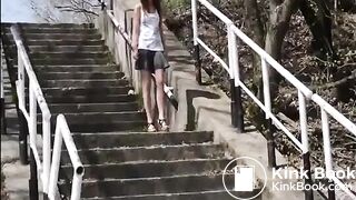 Jolie chieuse en extérieur 2