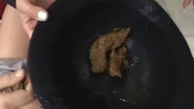 Lesbian poop and enema