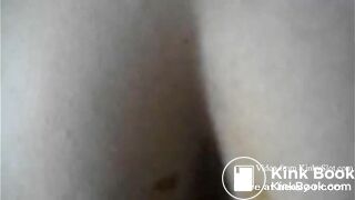 cumming on shitty ass