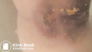 sexy girl shitting underwater