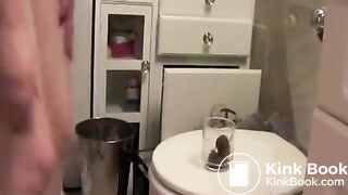 shit in glass