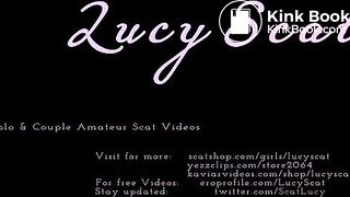 pooping while i washed the dishes – 2 Videos  LucyScat