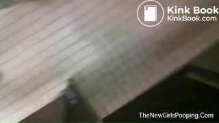 WOMAN DUMPING & SHOWING HER BIG LOGS