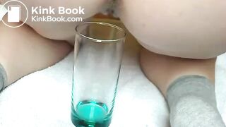 amateur poop in a glass