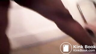 Black BBW shits into a Soft Burrito