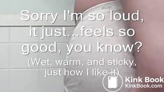 Hot preggo shits her white panties 01