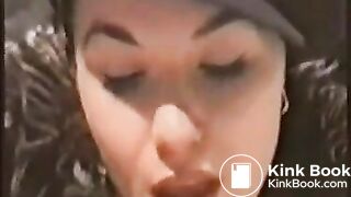 Eat herself diarrhea for Santa Claus