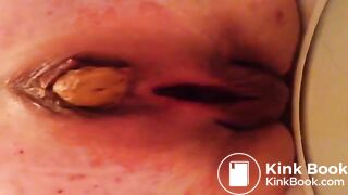 BBW Mature Poop - Taking a shit at work