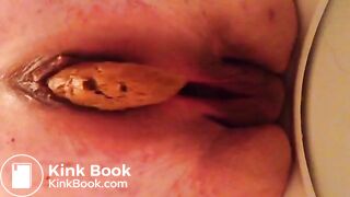 BBW Mature Poop - Taking a shit at work