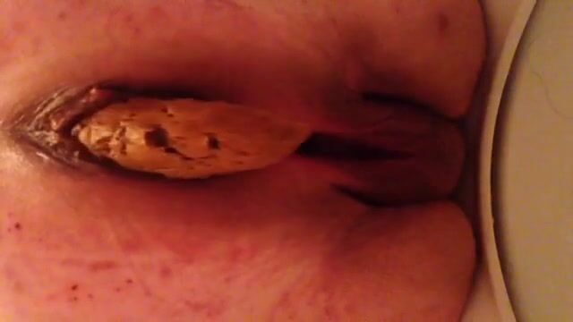 BBW Mature Poop - Taking a shit at work