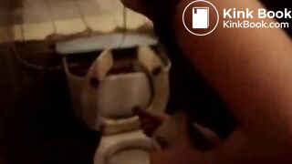 3 russian girls eating fresh shit from the toilet