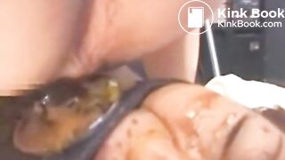 Forced to eat shit !