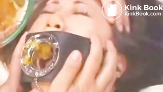 Forced to eat shit !