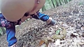 On the forest floor