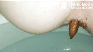GF poop, fart, enema compilation