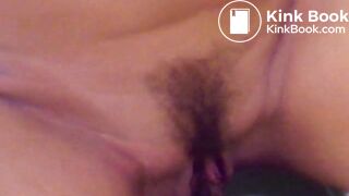 Milf talks aggressive while she shits