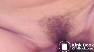 Milf talks aggressive while she shits