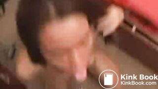 Geile Drecksau nimmt alles in ins Maul