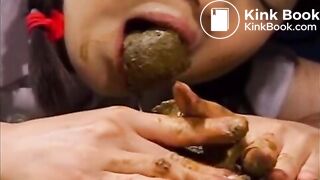 Smearing and eating