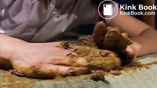 Smearing and eating
