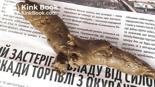 sexy newspaper poop