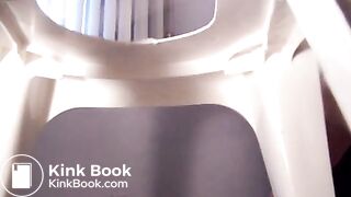 Amateur teen unloads thick long turd