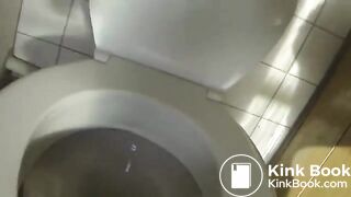 Girl pooping