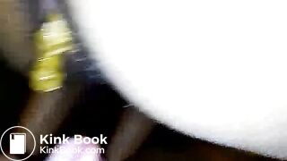 Ebony poo in mouth