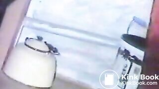 Wine Enema (Drunk Shitting on Toilet)