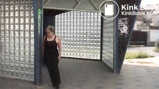 Chubby mature shit outdoor