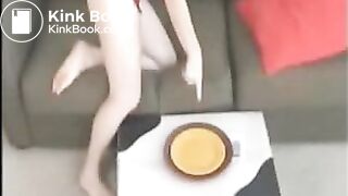 Ivory Pooping and Smearing Shit