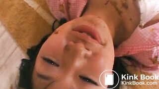 Japanese lesbians scat threesome (Part 22)