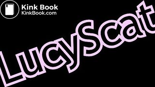 stuffing pussy and smearing it on my body on  LucyScat