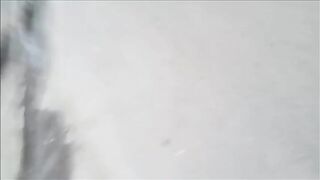 drunk russian girl passed out after pooping in the street - uncensored version
