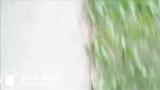 drunk russian girl passed out after pooping in the street - uncensored version