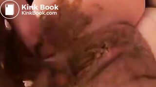 Stuffed cunt and fucked