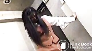 Desperate girl shit in pantyhose 3