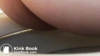 shit in toilet