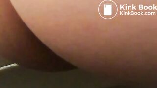 shit in toilet