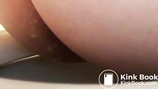 shit in toilet