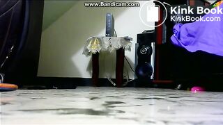 unknown latina squirts fountaine and poos