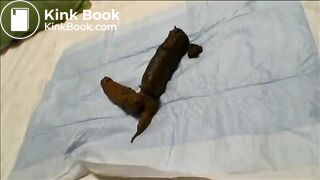 Big poop on the bed